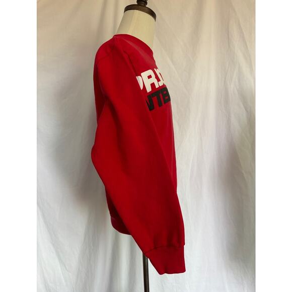 CAPRI PRJCT Project Capri International 100% Cotton RED Sweatshirt L.A. Made S - Picture 2 of 4